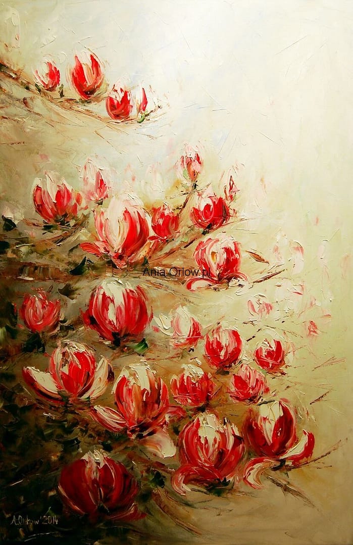Czerwone magnolie