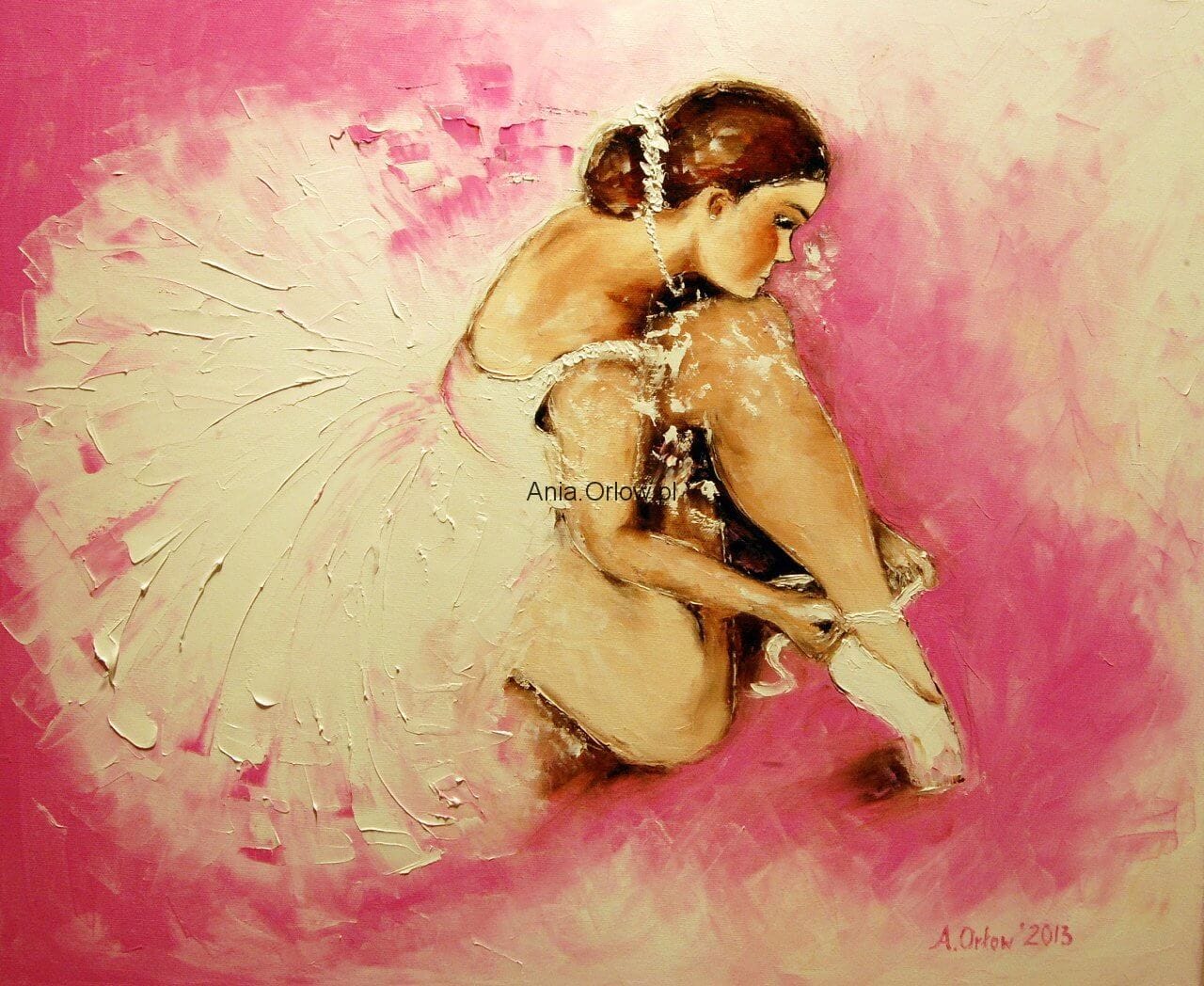 Różowa balerina